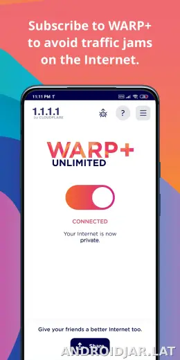 1.1.1.1 + WARP скриншот 3