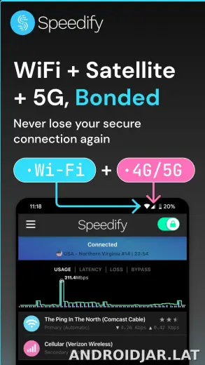 Speedify скриншот 1